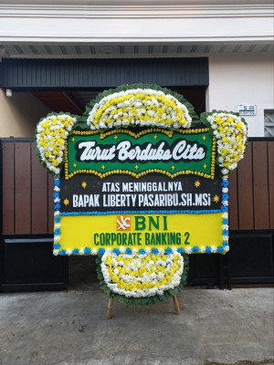 Papan Bunga Duka di Minahasa Selatan