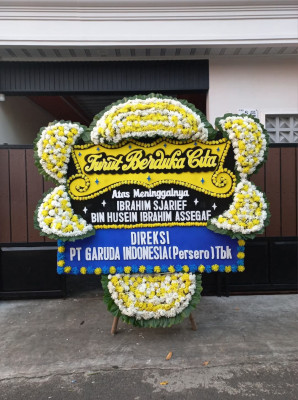 Papan Bunga Duka di Minahasa Selatan