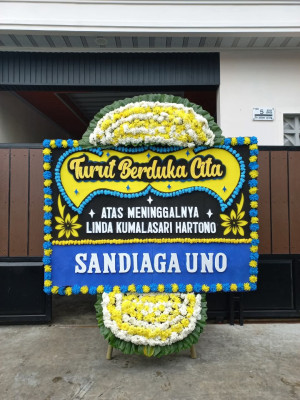 Papan Bunga Duka di Minahasa Selatan